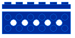 Technic Plate 2 x 6 with Holes